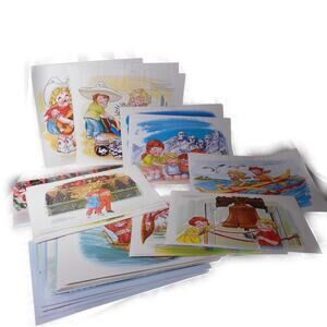 Campbell Kids Vintage Calendar Pictures 1984, 1985, 1988, 1991